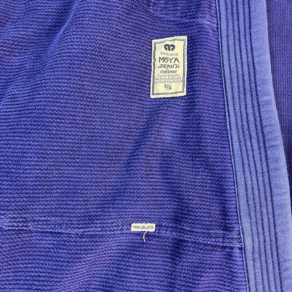 Moya Brand BJJ Gi A2H Blue Embroidered Love Hate Roses Rare Limited Edition MMA